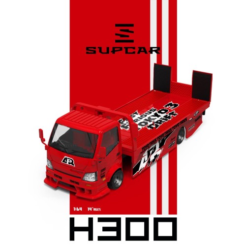 Supcar H300 Transport Trailer Fast &amp; Furious Tokyo Drift 1:64 przód