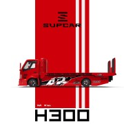 Supcar H300 Transport Trailer Fast &amp; Furious Tokyo Drift 1:64 bok detal