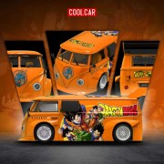 Cool.Car Volkswagen TI PICKUP Dragon Ball Livery 1:64 bok