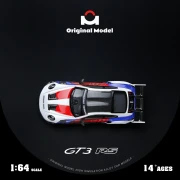 Original Model Porsche 992 GT3 RS Red Blue White 1:64 góra