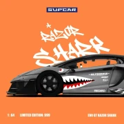 Supcar Lamborghini GTEVO Shark Mouth Livery 1:64 bok