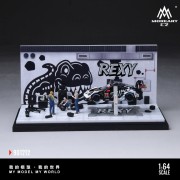 MoreArt Bone Dragon Skeleton Painting Maintenance Room 1:64 przód detale