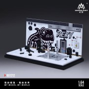 MoreArt Bone Dragon Skeleton Painting Maintenance Room 1:64 bok
