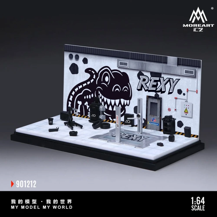 MoreArt Bone Dragon Skeleton Painting Maintenance Room 1:64 bok