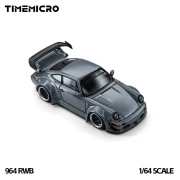 TimeMicro Porsche RWB 964 Grey 1:64 góra