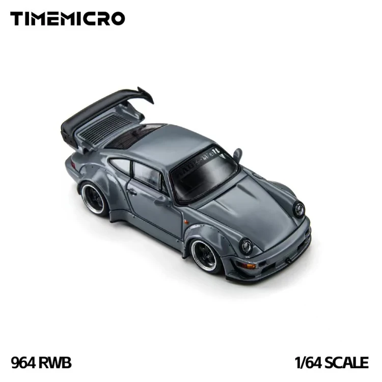 TimeMicro Porsche RWB 964 Grey 1:64 góra