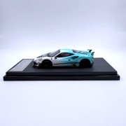 Aurora Model Ferrari F8XX Mansory Tiffany Blue 1:64 bok