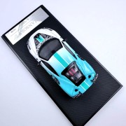 Aurora Model Ferrari F8XX Mansory Tiffany Blue 1:64 góra