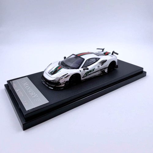 Aurora Model Ferrari F8XX Mansory White 1:64 przód