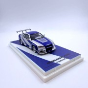 Time Micro Nissan Skyline R34 Blue silver Ordinary 1:64 przód detale